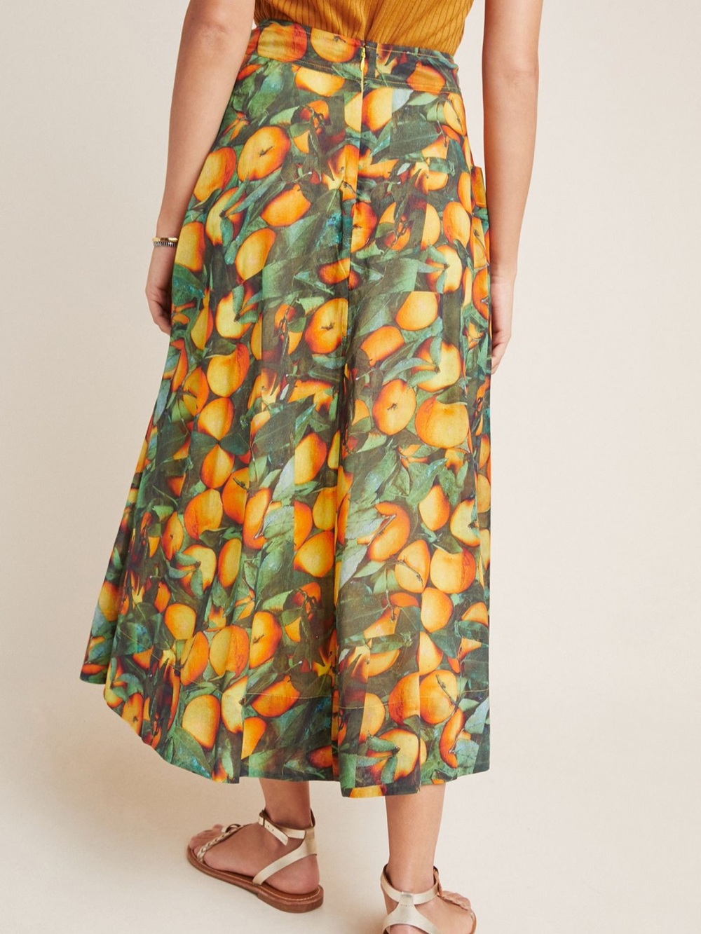 Anthropologie Maeve Summer Orchard Skirt - Picture 2 of 8
